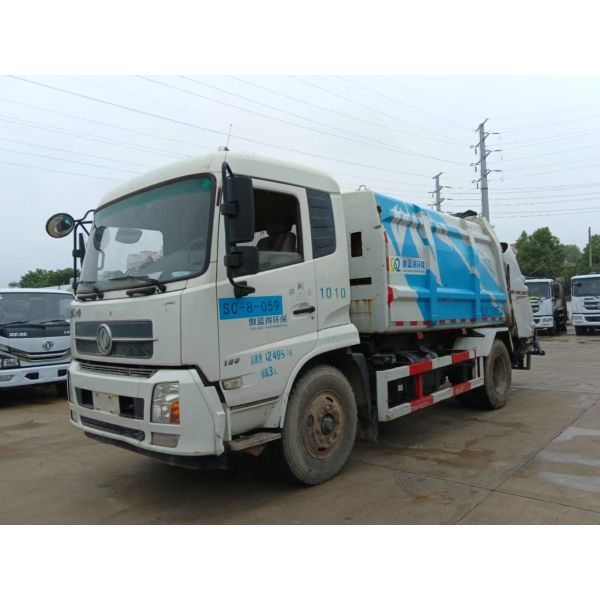 2021 XCMG L009 Dongfeng D9 Camión de basura usado Camión de basura comprimido de 14 cúbicos