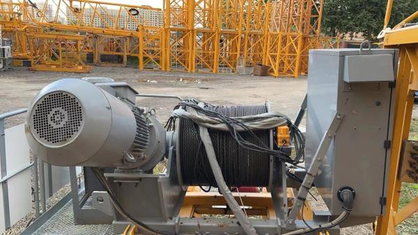 Pointage maximal de 10 tonnes, grue de tour Po Tain 6516 en parfait état de fonctionnement