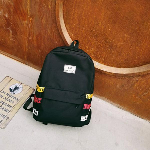 Schoolbag female Korean version of high school students backpacks large capacity backpacks male street photo trend