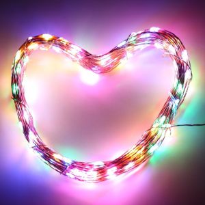 Flexible solar copper wire lights with IP65 rating Perfect for street and yard