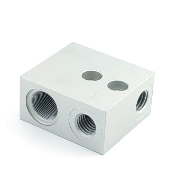 RoHs Stainless Steel Customized CNC Milling Hydraulic Manifold Valve Blocks by Ningbo