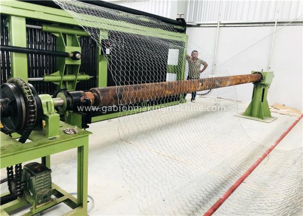 A cesta de Gabion da eficiência elevada faz à máquina o tamanho de malha dobro da torção 80x100mm para a paredão
