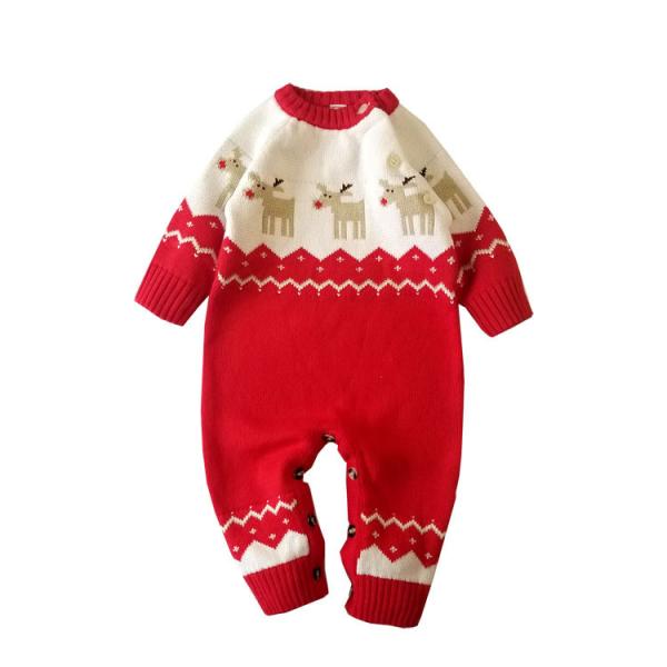 2023 New Arrivals Baby Boy Girl Clothes Romper Newborn in Bulk Kids Long Sleeve Winter Christmas baby Clothing