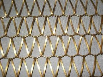 Stainless Metal Architectural Wire Mesh Conveyor Belt Facade Decoration