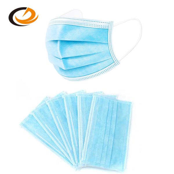 Soft Disposable Earloop Face Mask , Non Irritating Non Woven Fabric Mask