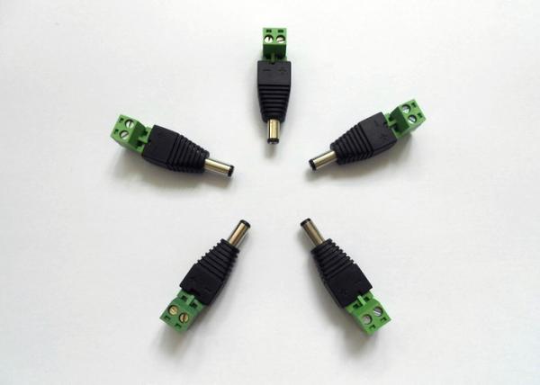2.1mm Screw DC Male Plug CCTV Cable Accessories Camera Terminal 12V Low Voltage Power Limited
