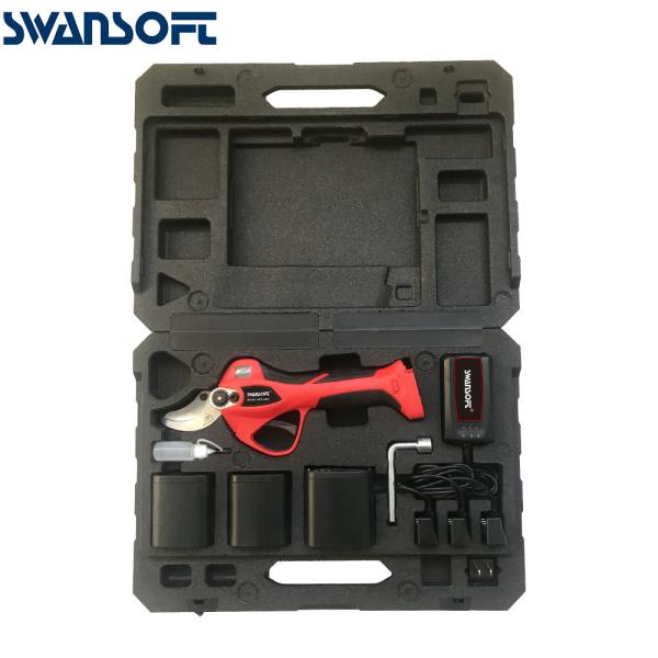 4.0CM Best Electric Pruning Shears Electric Pruner Rechargeable Lithium Battery with LED Display Finger Protection