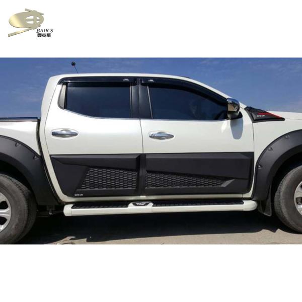 Body Cladding Left Right Side 4wd For Mazda Bt-50 2012-2019 Matte Black Abs
