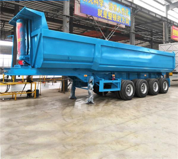 4axle Large Capabilities End Dumper Tipper Truck Trailer Dump Semi Trailer for Hauling