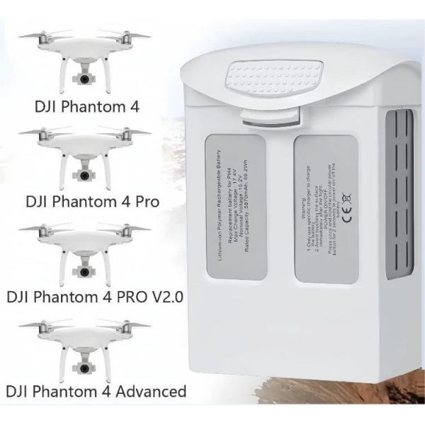 For Sub-Phantom 4 Pro Drone Accessories 5870mAh 15.2V Intelligent Flight Li-Po Battery with Security Protection for DJI