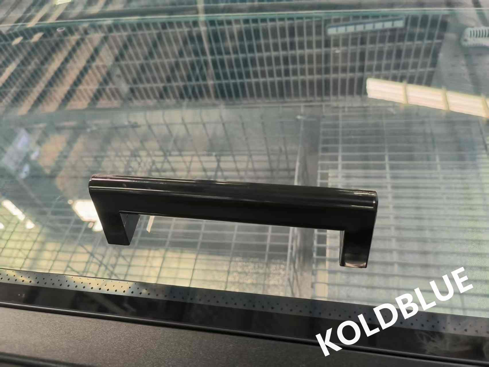 2100mm Plug‑in Static‑cooling Commercial Freezer Display Island With Sliding Door