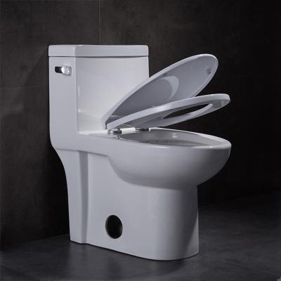 1 um toalete alongado 15 da parte do sifão cerâmico do Wc da altura porcelana sem emenda