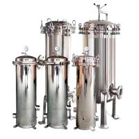 Carcaça de filtro multicartucho durável de aço inoxidável 316 para a indústria