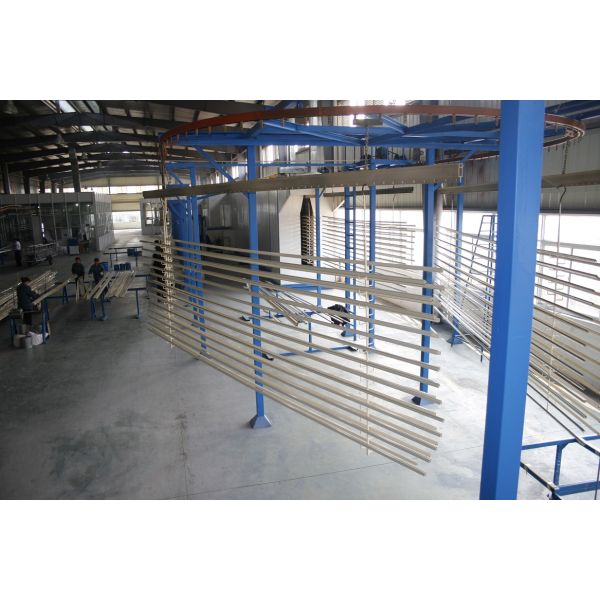 Картина финиша мельницы пудрит покрытые алюминиевые штранг-прессования