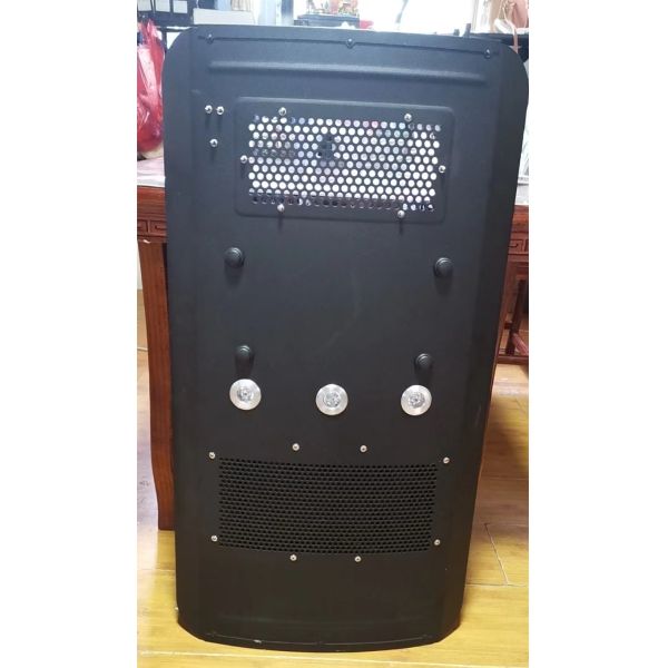 Aluminum Military Ballistic Armor Riot Shield With Lights Shouting Function