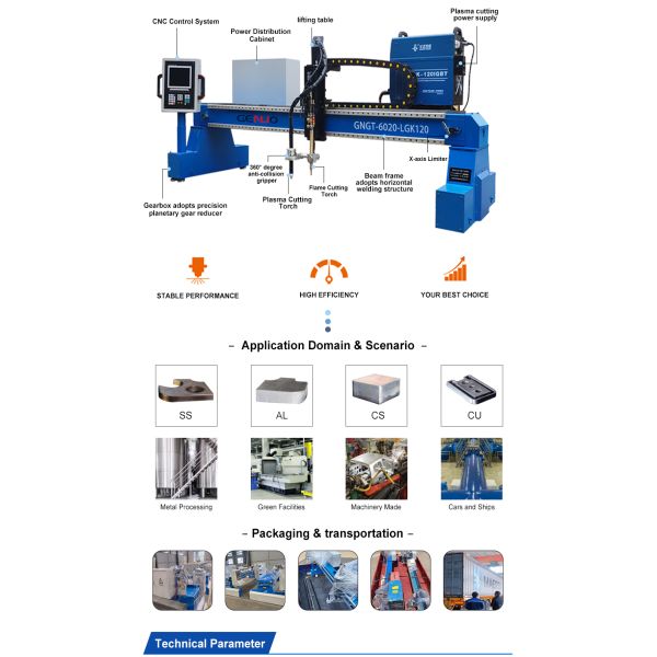 Machine automatique de coupe au plasma LGK120 220V 380V 415V 440V