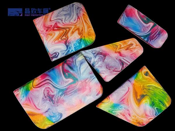 Portable Rubber Vinyl Wrap Applicator , TPU Paint Protection Film Squeegee