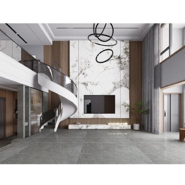 Air Mez Plataforma de trabalho de mármore cinza 18mm espessura Plataforma de trabalho de mármore popular Vanidade cinza