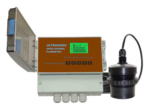 Clamp On Doppler Ultrasonic Flow Meter Four Transient Flow For Industrial