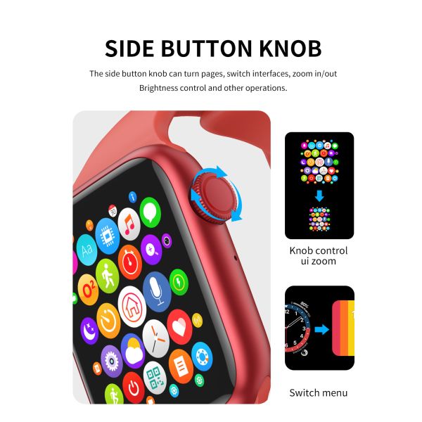 2021 AW9 умный экран дозора 1.75IPS 280 обнаружение температуры тела звонка батареи BLE mah умное