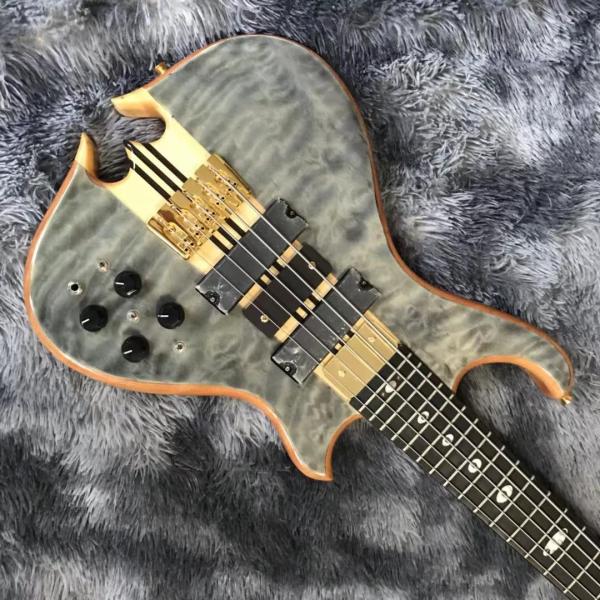 2023 NEW Custom Alembic Style Neck Through Body Mark King Signature Deluxe 5 Strings Electric Guitar Bass