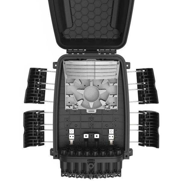Optical Fiber Distribution Box GFS-16Q-4 IP68 108F 378*255*116mm 16 household aerial/wall/pole -mounted