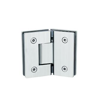 Bathroom glass clamp RS803, Square 135 degree, stainless steel 304,201,316, satin or mirror