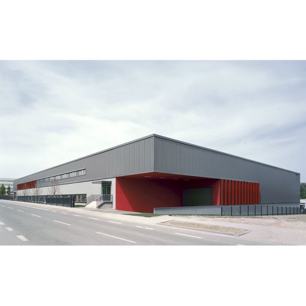 Construction de bâtiments préfabriquée légère d'entrepôt en métal 140km/H Q235 Q345 Gable Frame