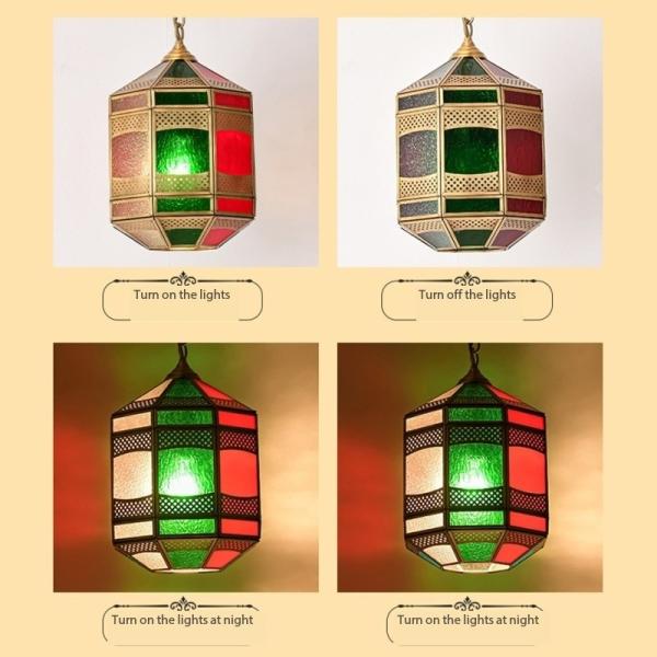 LED Handmade Aged Copper Pendant Light With 50000 Hours Lifespan