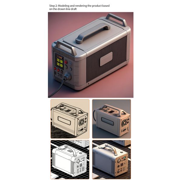 Customization Portable Power Station Generator With MPPT Controller Pure Sine Wave Inverter G