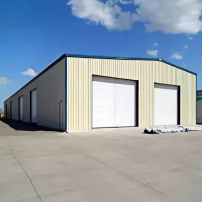 Custom Roof Slope Steel Structure Warehouse Rainproof Bulk Cargo Storage
