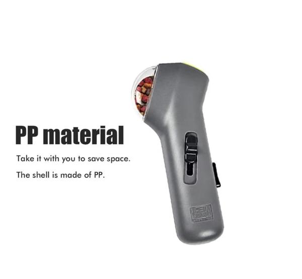 PP Pet Treat Launcher Interactive Dog Treat Catapult Grey