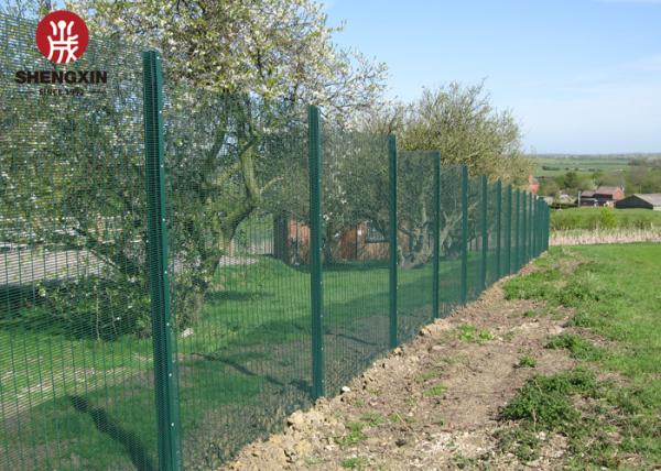 Galvanized Wire Mesh Iron Metal 358 Anti Climb Fence For Garden Residential Areas