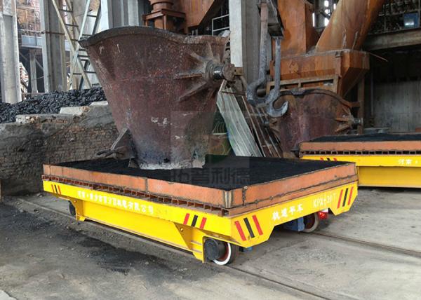 50t slag pot carrier on rail for steel mill production line transformer car