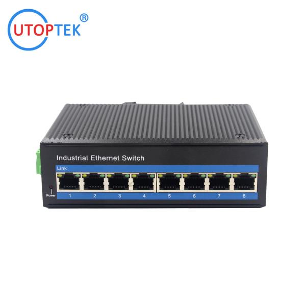 UT08GP unmanaged Gigabit 8port POE industrial ethernet switch used for IP Cameras