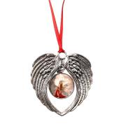 Sublimation Personalized Gift Metal Sublimation Angel Wing Pendant For Decor And Souvenirs