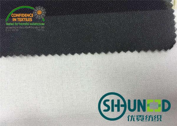 30D Stretch Woven Interlining Fabric Plain Weave Fusing With Silicon Process