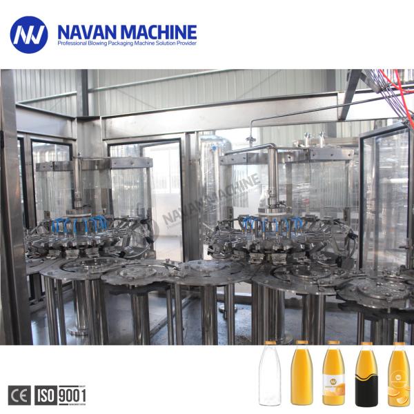 4 em 1 controle líquido do PLC da máquina do enchimento da garrafa plástica com tela táctil