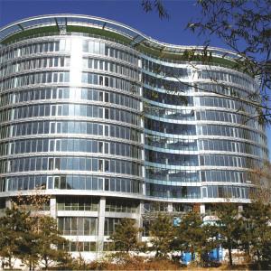 Q235B Soundproof Aluminium Curtain Wall CAD Customized With Alloy Energy Saving