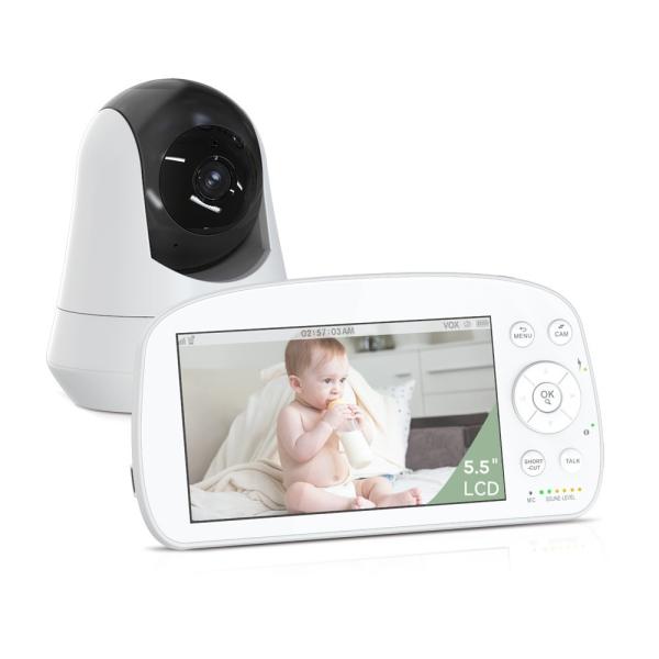 5.5 Inch HD Baby Monitor with Night Vision and Two-Way Audio