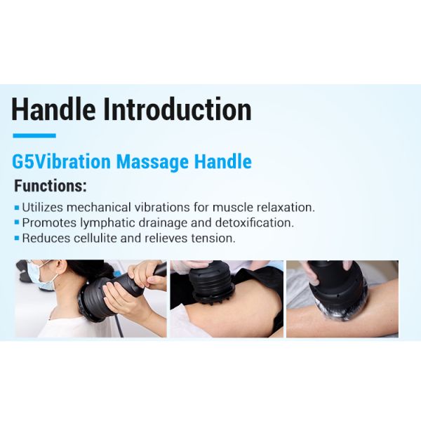 2024 Latest Fatigue Removal G5 Pain Relieve Muscle Relax Body Slimming Massager Machine JF624L