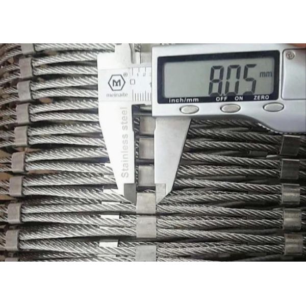 Ferrule Type 1.5mm Stainless Steel Wire Rope Mesh for Birds Parrots Fence