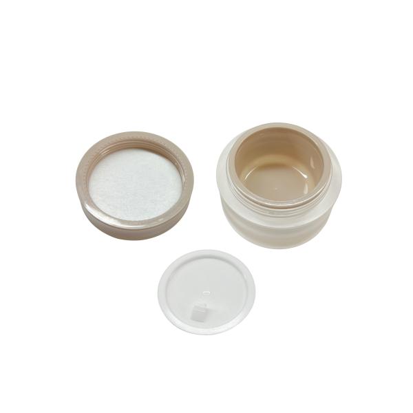 Frascos de crema cosmética de lujo Embalaje 10g 20g 30g 50g Frascos de crema facial acrílica helada