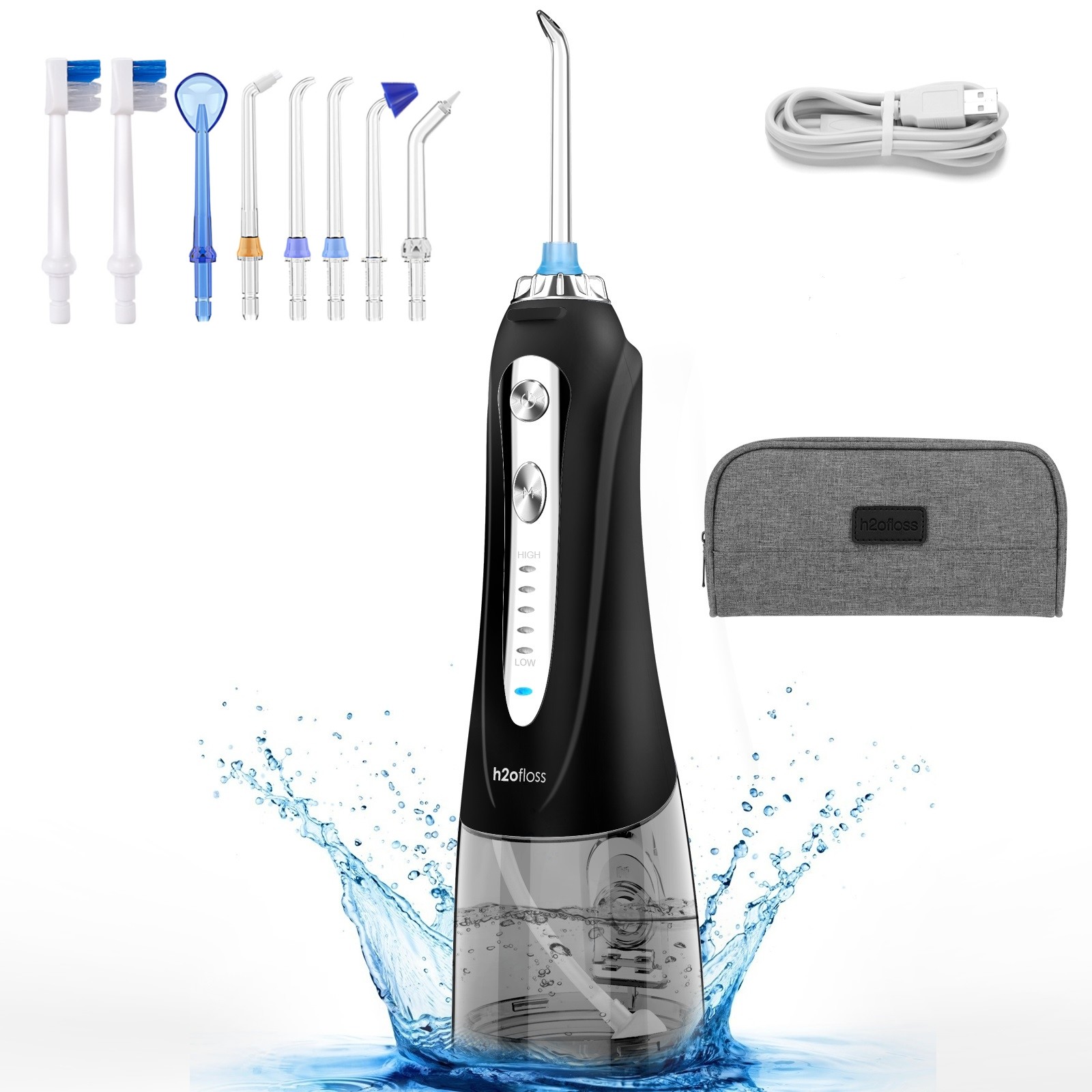 Батарея OEM привелась в действие воду Flosser с батареей зубоврачебным устным Irrigator большой емкости
