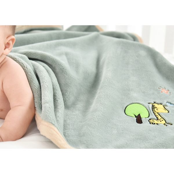 Cute Kids Cartoon Soft Flannel Fleece Blanket Animal Print For Christmas Gift