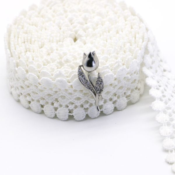 Rose Shape Silver Collar Pin For Shirt Decorated 3.4cm size OEM ODM