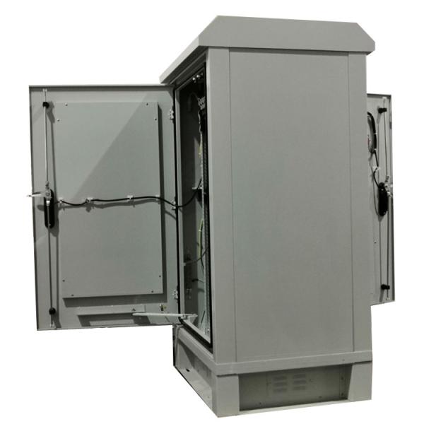 1.6m Outdoor Telecom Enclosure , Outdoor Rack Mount Enclosure With Filter