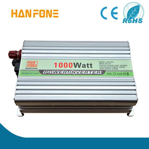 China HANFONG manufacture off grid solar power inverter 1000w 2000w modified sine wave inverter DC12V TO AC 220V
