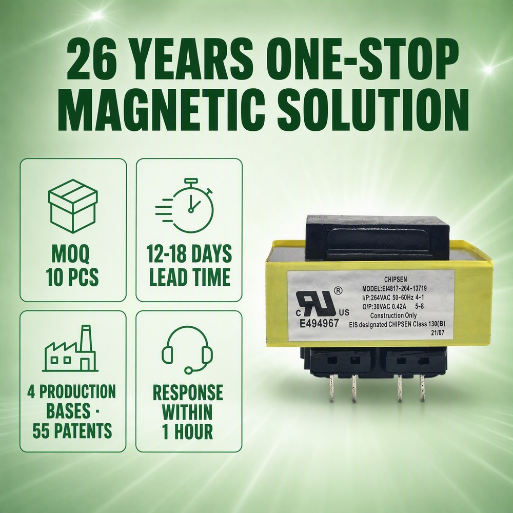 Reliable EI48 Encapsulated Transformer for Industrial Control Power Modules