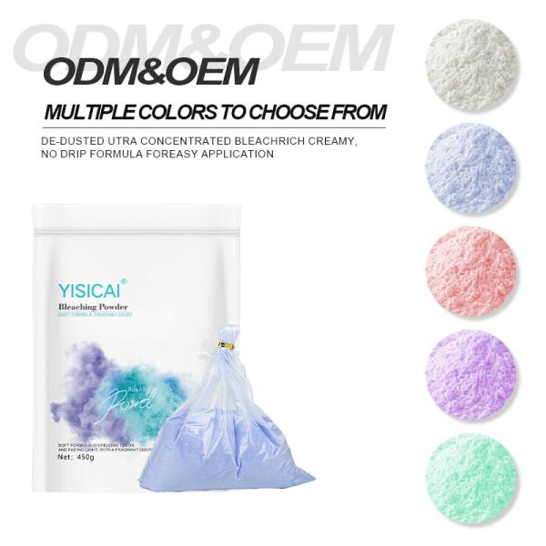Poudre de blanchiment capillaire de qualité supérieure, emballage sur mesure, MOQ bas Services OEM/ODM